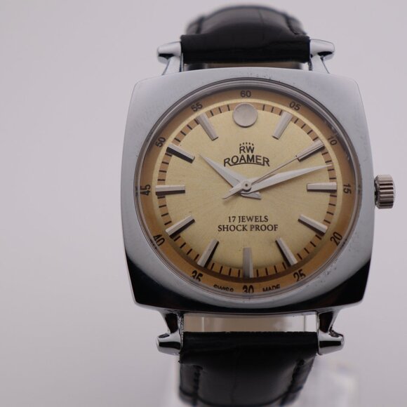 Vintage Roamer ST96 Watch – Swiss Made, 17 Jewels, Manual Wind, Stylish - Picture 4 of 9